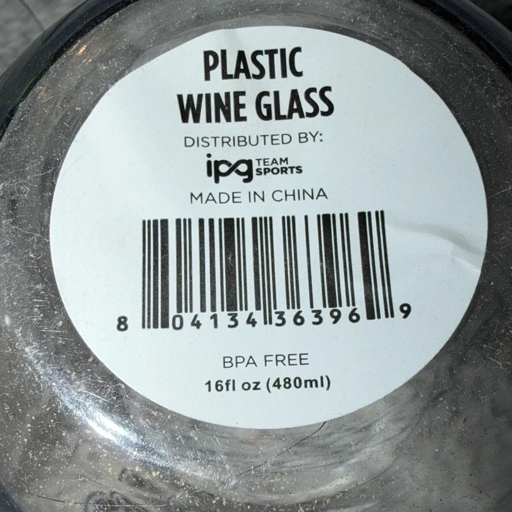 Florida Gators Stemless Wine Glasses Set of 2 Plastic 16oz Tailgate BPA Free NEW